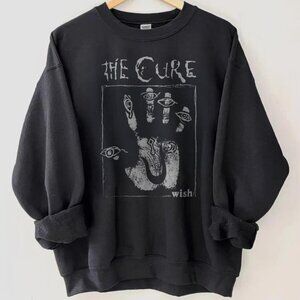 Vintage 90s The Cure Sweatshirt, Retro Concert The Cure Crewneck Sweater Unisex
